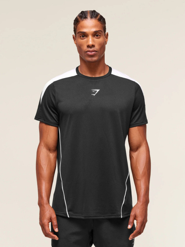 gymshark鲨鱼健身美式潮牌新款男士T恤宽松时尚新款大码T运动|undefined