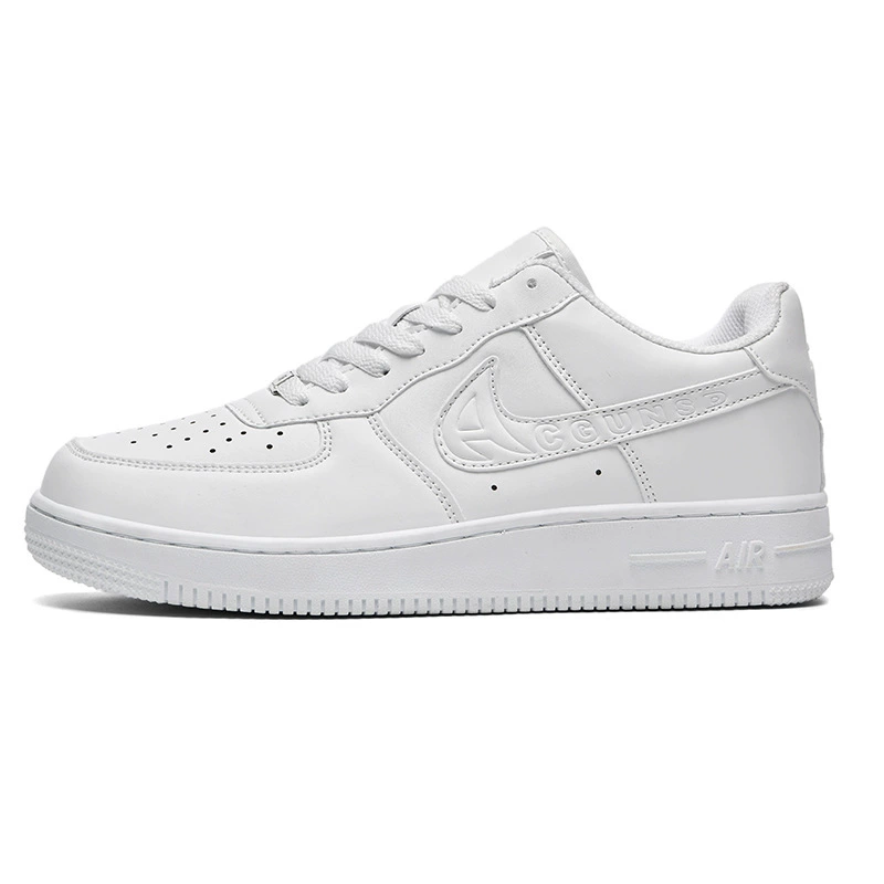 Кроссовки (Air Jordan 1, Nike Air Force 1), унисекс низкие белые спортивные, размеры 35–45