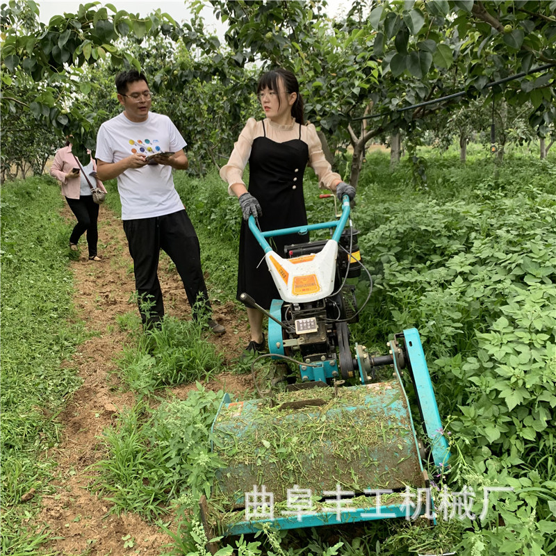 自走式割草粉碎机 农用秸秆还田机 锯齿甩刀设计小型锄草机