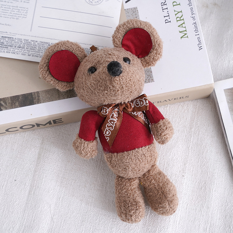 卸売20cm熊のぬいぐるみのリュックサックの服はぬいぐるみを飾って子供を捕まえます。|undefined