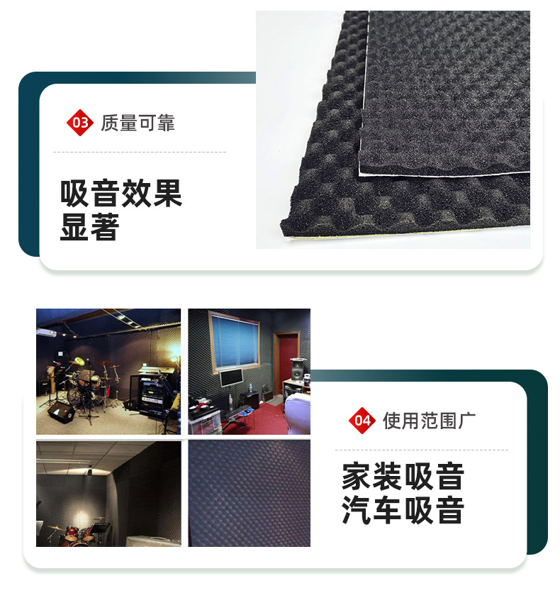 High elastic wave sound-absorbing cotton car hood car equipment sound insulation cotton environmental protection material noise reduction sound insulation cotton wholesale