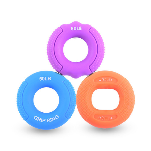 Dot matrix finger mark silicone grip strength device grip circle finger strength device rehabilitation training palm massage pinch strength device finger exercise