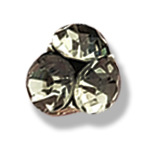 Stacking diamond 3*3mm czech gray