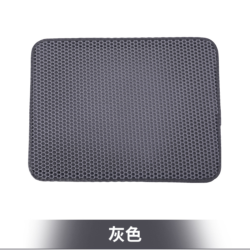 Estera de arena para gatos de doble capa anti transfronteriza hogar nuevo fabricante de estera impermeable para mascotas estera lavable para perros EVA