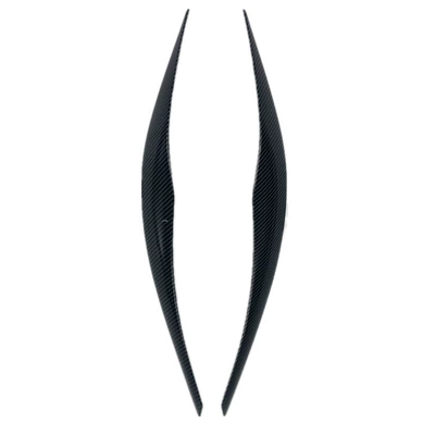Cross-border applicable BMW 3 Series E90 E91 320i 330i 2005-2012 front headlight eyebrow car sticker (Lamp eyebrow) - a-pair-of-e90-carbon-fiber-patterns