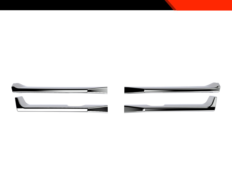 Suitable for Nissan 25 Patrol Armada Y63 Modified Front Bumper Lower Grille Electroplated Decorative Bright Strip