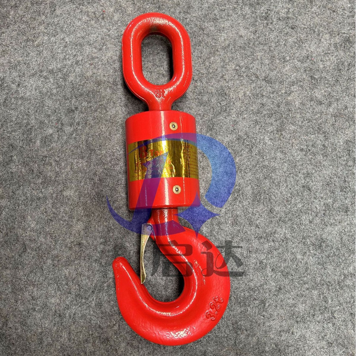 批发万向垂重钩旋转吊钩带舌片360度起重钩吊索具货钩子抓钩挂钩