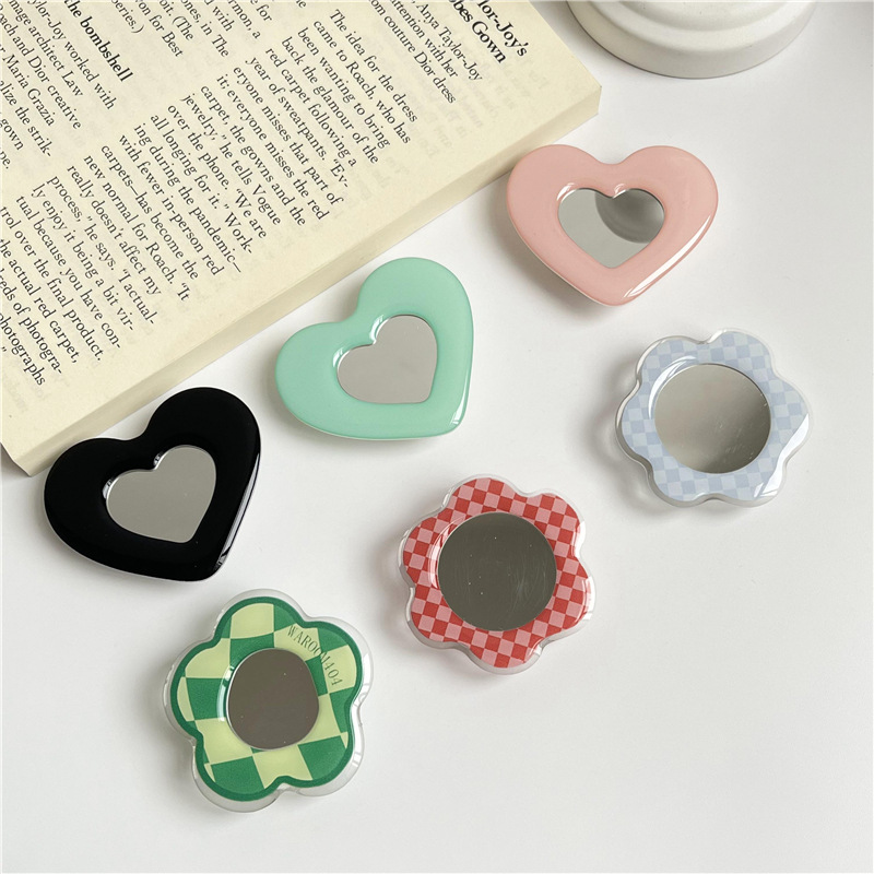 20g Weight Airbag Bracket Classification Acrylic Material Heart Shape, Flower Pattern Cute Style Heart Shape Flower Acrylic Cute Airbag Bracket 9