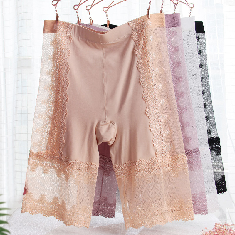 Más tamaño modal seguridad pantalones anti-exposición no rizado cintura alta vientre contracción grasa mm200 kg transpirable recortada Pantalones de seguridad