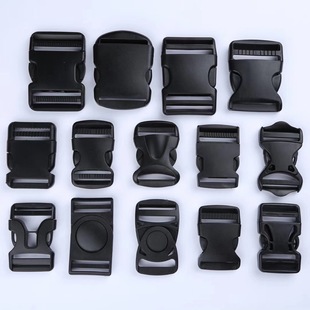 Factory Direct Sales Schoolbags and Backpacks Black Nylon Buckles with Complete Specifications 1-5cm Luggage Accessories Buckles