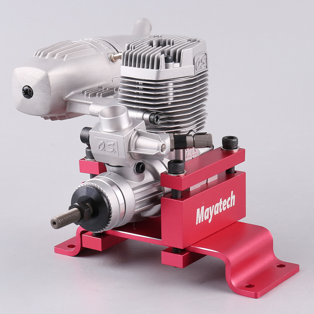 Banco de pruebas motor de gasolina motor MayatechCNC metanol avión modelo motor banco de pruebas FPV
