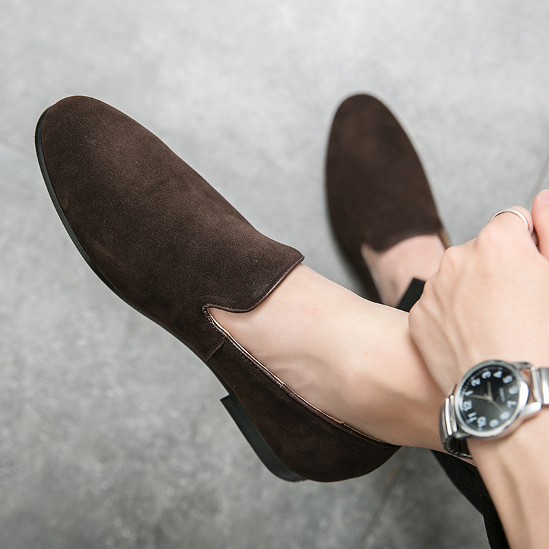 Hombres primavera y otoño moda británico bloque zapatos de cuero comercio exterior de tamaño grande zapatos casuales zapatos de hombre