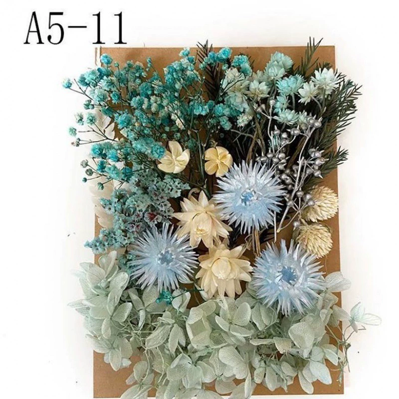 Materials set, postcard flower-shaped, handmade, bouquet, wholesale