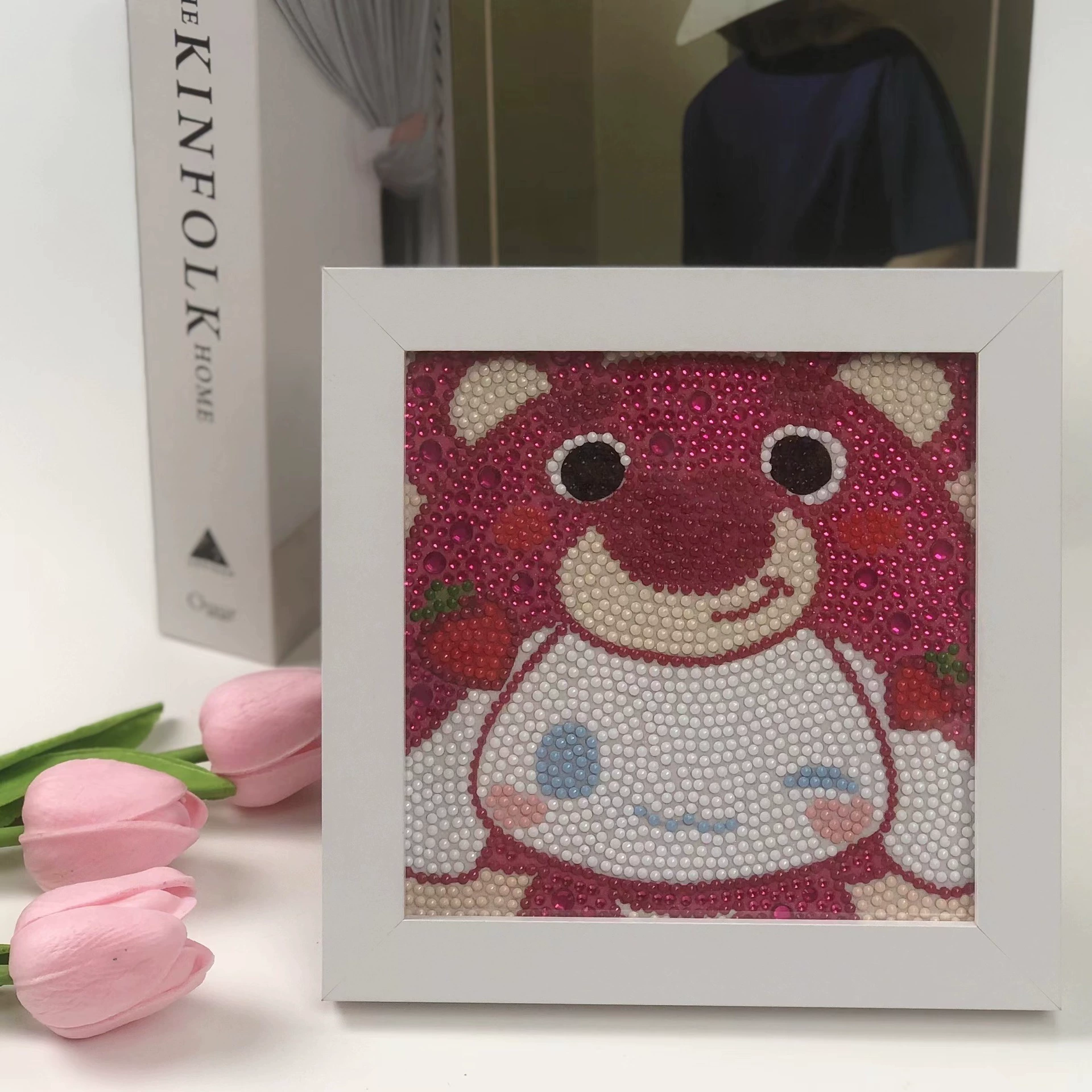 Набор для алмазной вышивки (Sanrio) Пикачу в раме, 17×17 см, комплект для полного стежка DIY