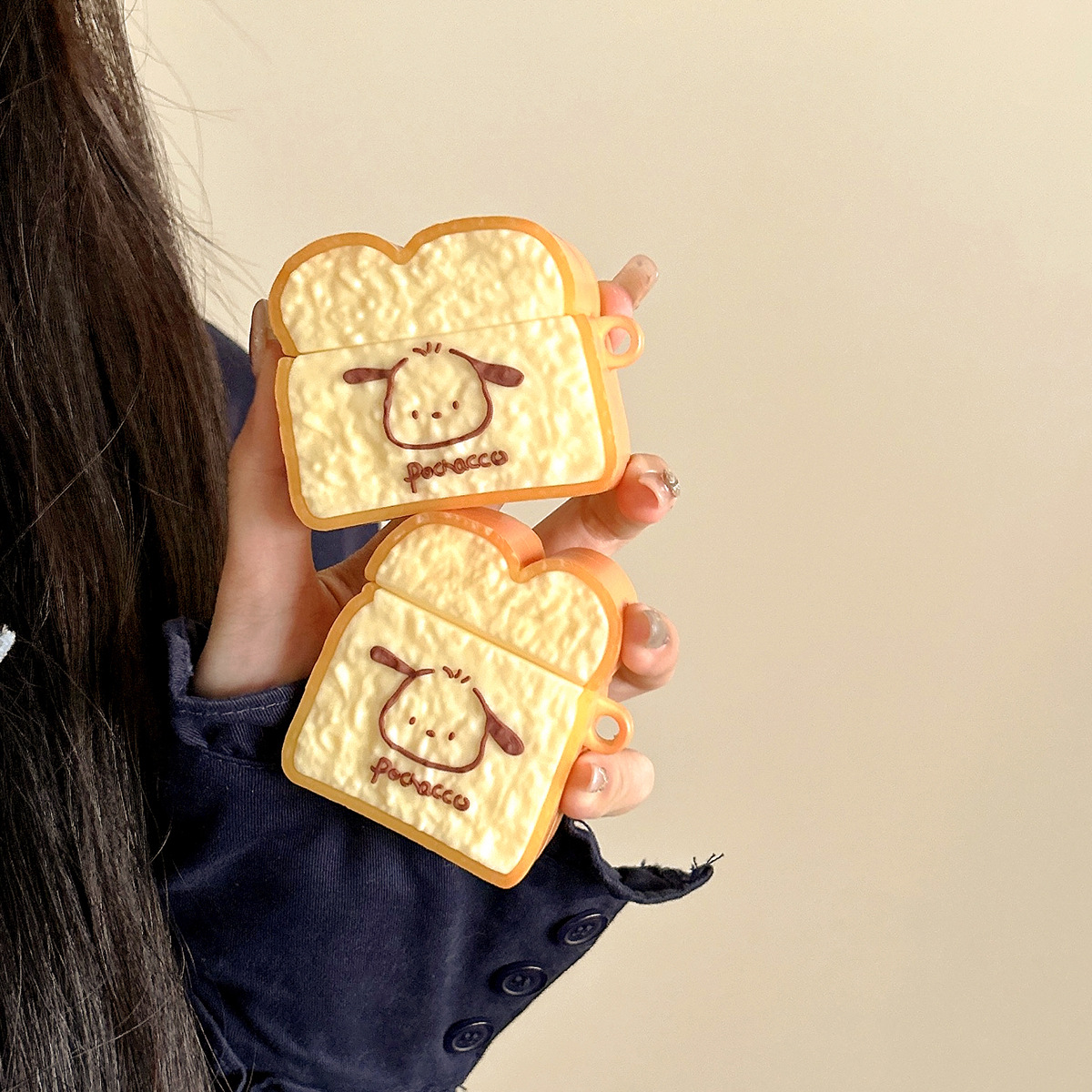 Pacha Dog Toast Bread AirPods Pro Apple 1 / 2 / 3 generación inalámbrica auriculares bluetooth cubierta cartoon cubierta