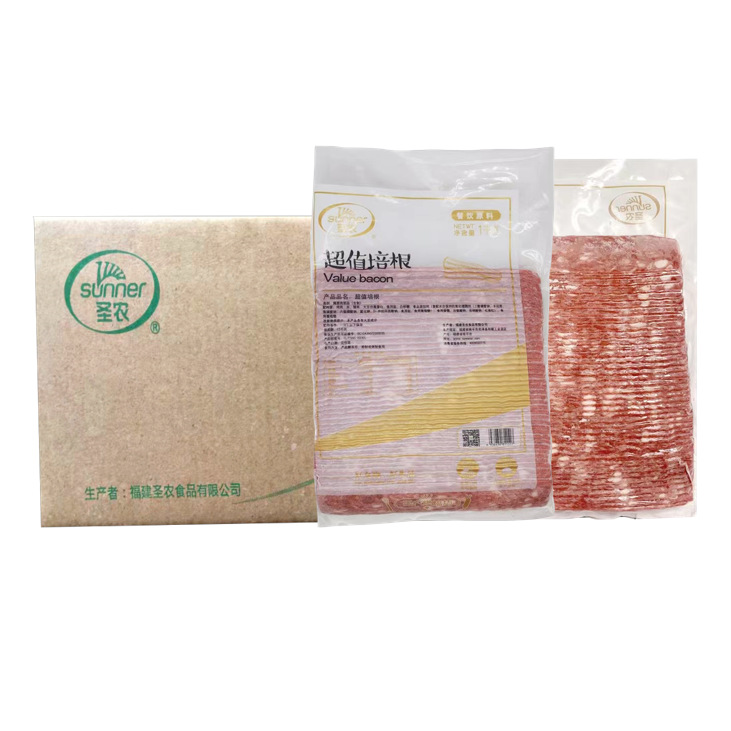 圣农 超值培根 1kg*12袋/件
