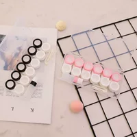 Transparent invisible glasses, handheld double storage box, simple and elegant design