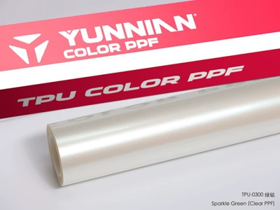 film, color PPF, cross-border factory wholesale, Auto Color Change Film - tpu-green-diamond-dual-use-for-wet-and-dry-surfaces-15215m