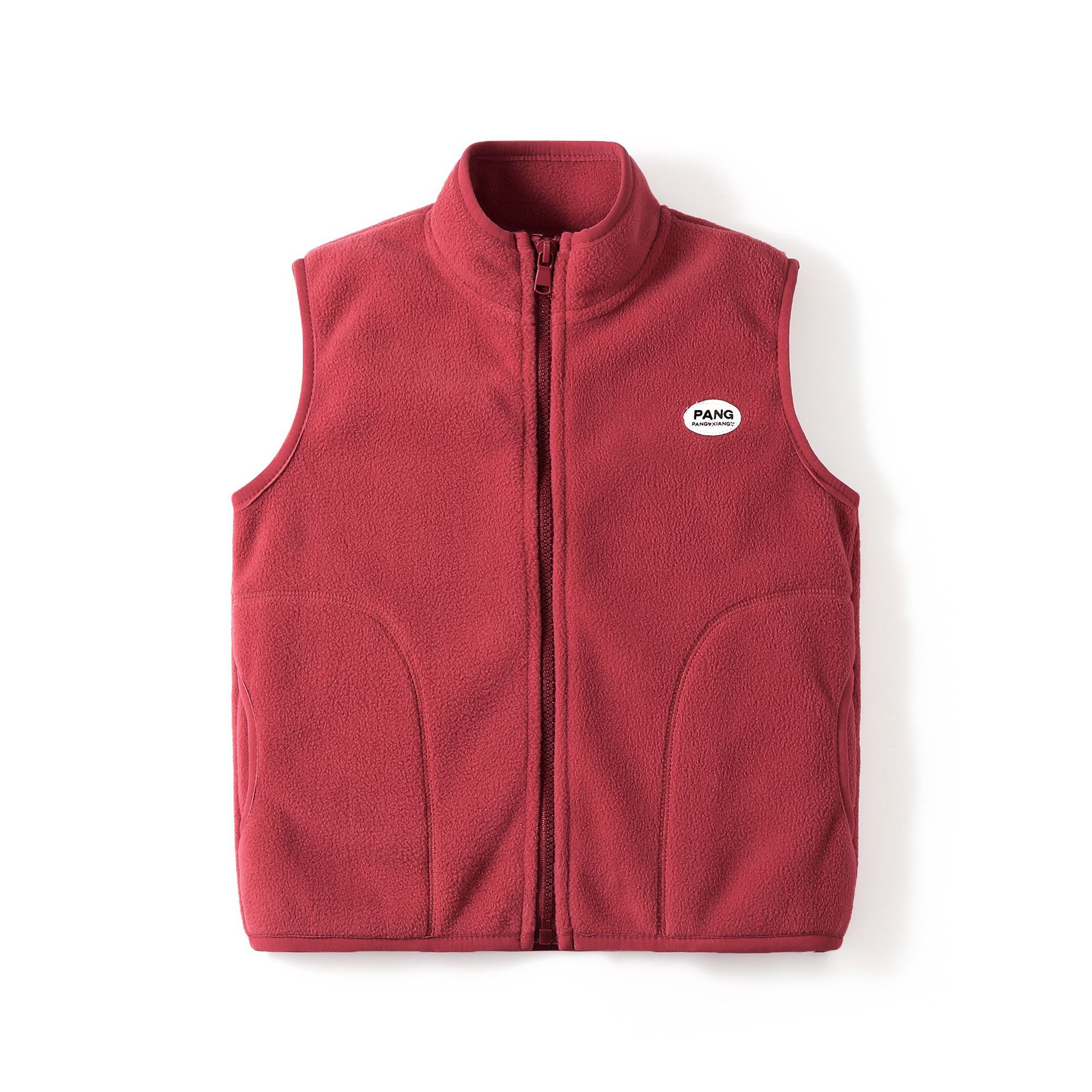 Chaleco de invierno cálido de primavera y otoño para hombres y mujeres dentro y fuera del chaleco de lana polar para niños chaleco casual de todo fósforo