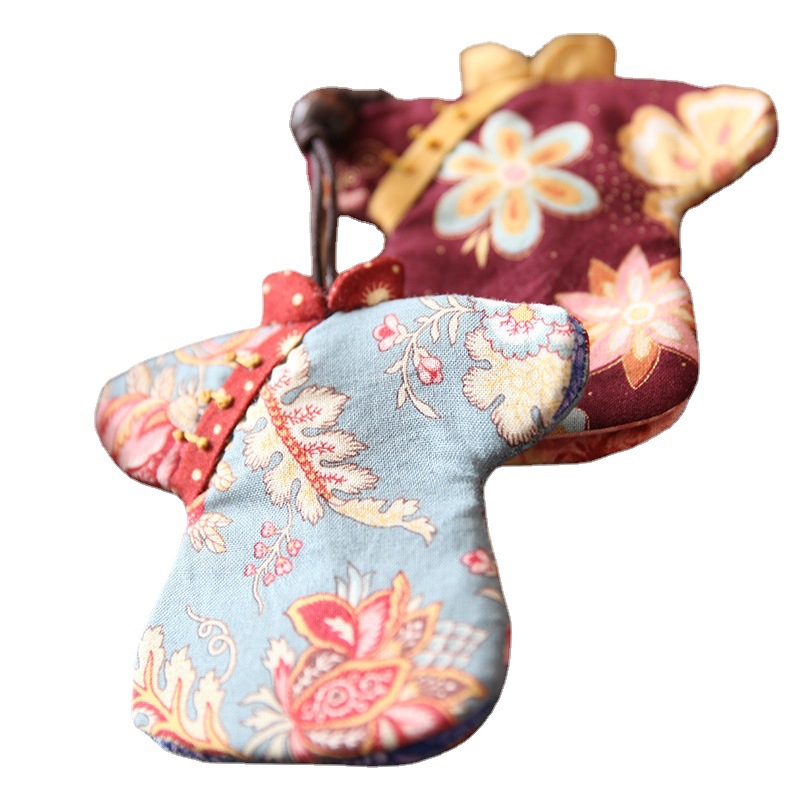 Bordado hecho a mano DIY bolsa de tela bolsa de material bolsa de patchwork cheongsam de producción creativa de suministro transfronterizo