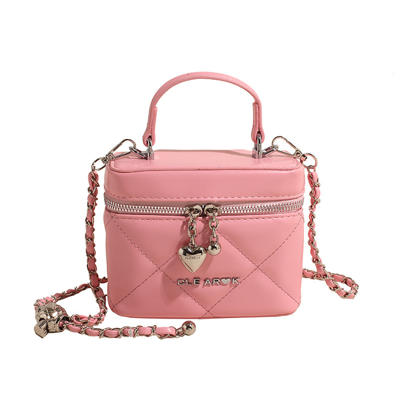 Bolso de mujer, bolso de mano de viento de fragancia, nuevo bordado, bolso de caja universal, sensación de alta calidad, bolso de hombro simple de moda.