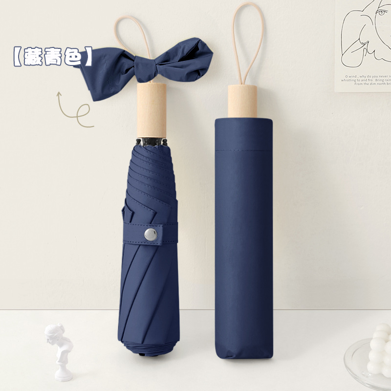 Diseñador de paraguas plegables para estudiantes anti-UV protección solar para mujeres sol y lluvia doble uso paraguas plegables al por mayor