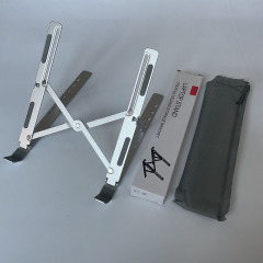 クロスボーダー全金属製ノートパソコンスタンド 折りたたみ式昇降調整可能N3コンピューター高さ調整冷却スタンド タブレット用