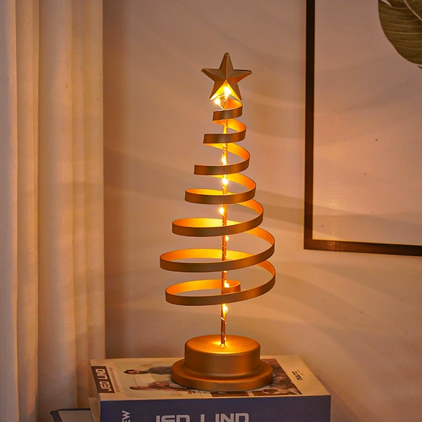 Spiral golden color