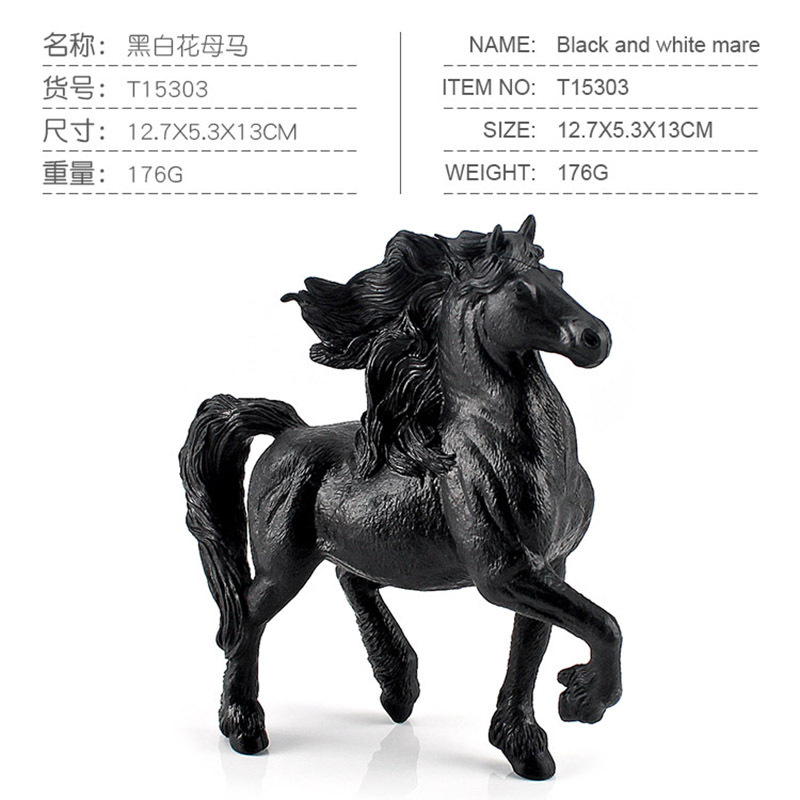 Horse-176g femenino blanco y negro M4155