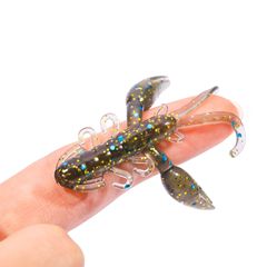 Bionic Soft Bait Wholesale 5.1cm/2.1g Lure Shrimp Bait with Salt and Aroma Soft Shrimp Attractant for Black Bass and Yellow Catfish