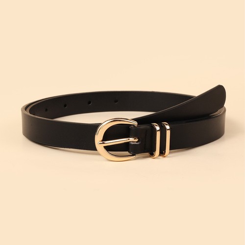 European and American Style Leopard Print Leather Belt for Women, High-End, Versatile, Fashionable, Buckle Belt, Simple, Wholesale