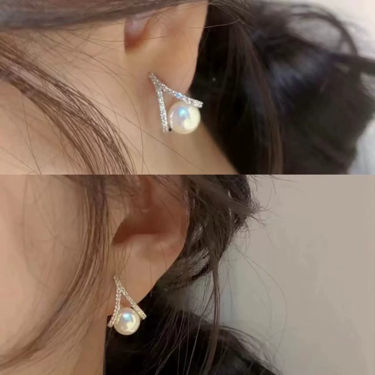 Аксессуары, S925, модные серьги, круглые бусины, DIY, 8-9 мм