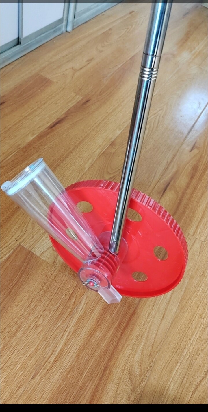 新款大轮划线车工地施工撒灰器农田石灰放线工具道路划线放线