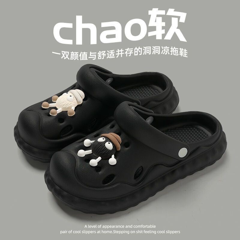 2025 Summer Non-Slip Nurse Clogs Mall High-End Sandals for Women Closed-Toe Cute Counter Slippers for Outdoor Wear