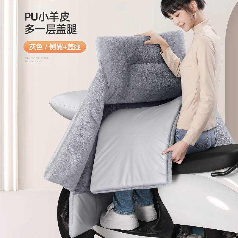 冬の電気自動車pu皮防風はバッテリーバイクの冬にベルベットを厚くして防水冬の防風カバーメーカーになった|undefined