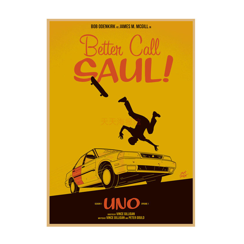 American TV coqueta abogado Better Call Saul poster Bar Cafe Kraft papel decorativo pintura de pared 542