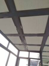 陽光房遮陽頂簾陽台天窗遮陽簾玻璃房隔熱簾電動天棚全遮光蜂巢簾