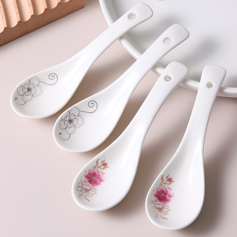 Einfaches chinesisches Keramik-Serviergeschirr für Haushalt, Hotel und Restaurant (klein/groß)_voghion.com