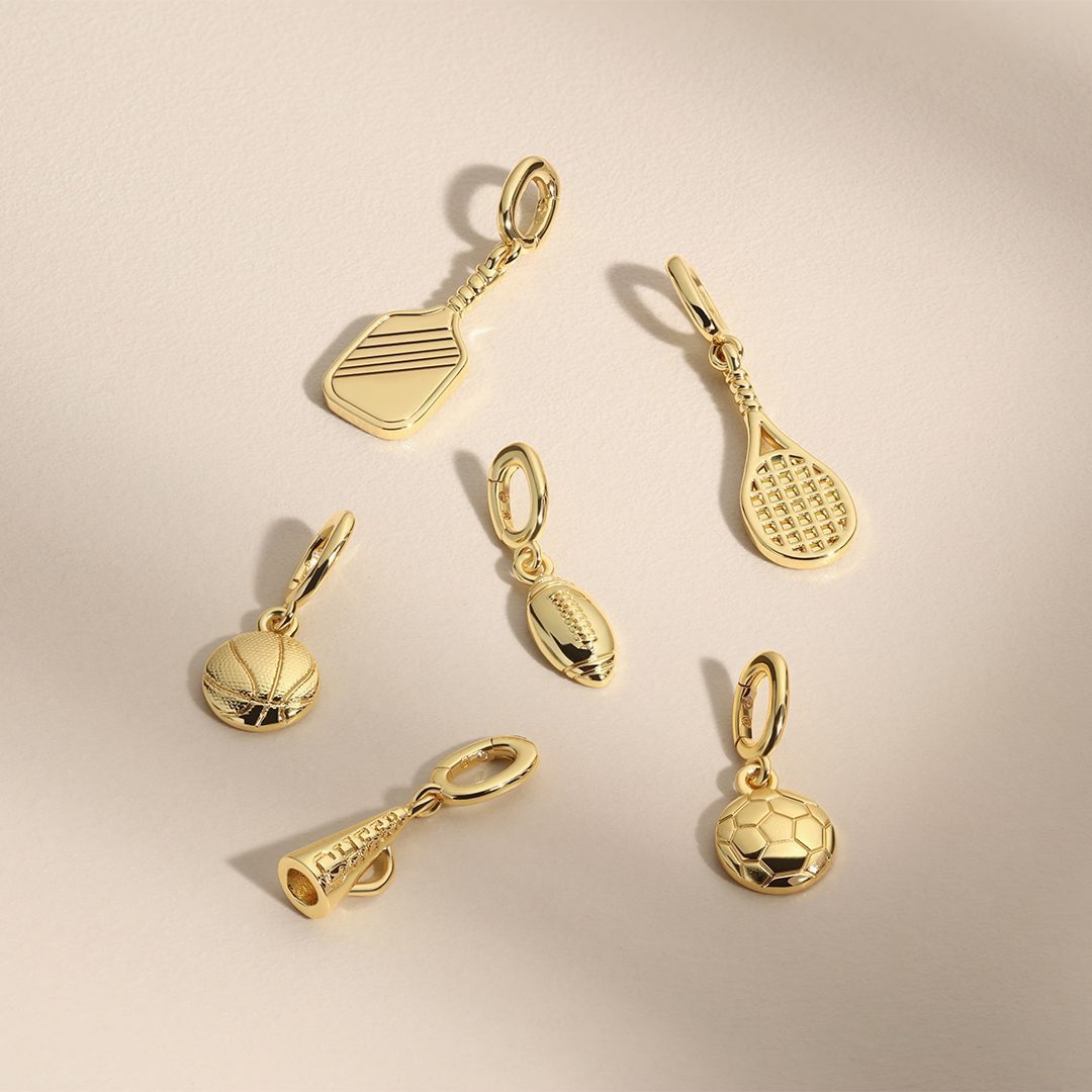 Volleyball tennis football pendant stainless steel