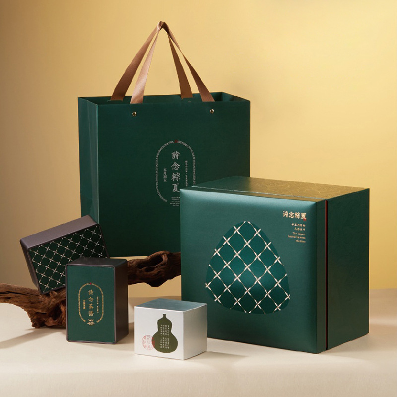 端午茶叶包装盒空礼盒红茶绿茶岩茶小罐茶茶饼包装礼盒装空盒