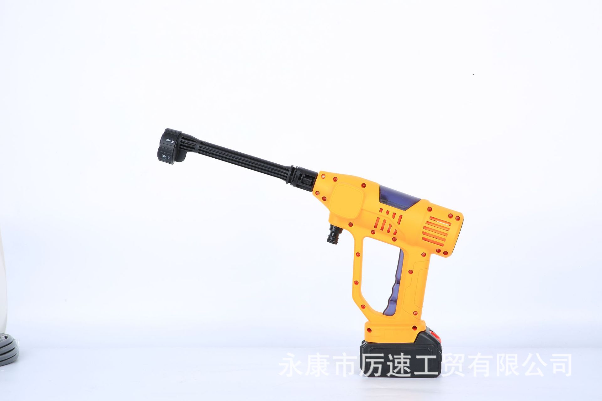 10 velocidad de regulación de la cantidad de pantalla LCD pistola de agua de lavado de automóviles de alto voltaje pistola de agua multifunción cargada inalámbrica de litio lavado de automóviles