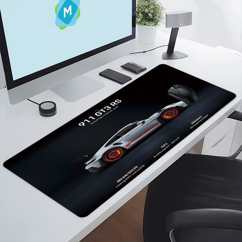 クロスボーダー特別供給スポーツカー ポルシェ 5 マウスパッド大型ハイエンド厚みのある汚れにくいマウスパッド密閉エッジ|undefined