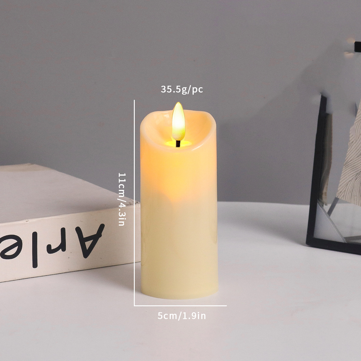 Vela electrónica vela de simulación LED vela té luz lágrima vela luz al por mayor decoración de Navidad boda carretera plomo Luz