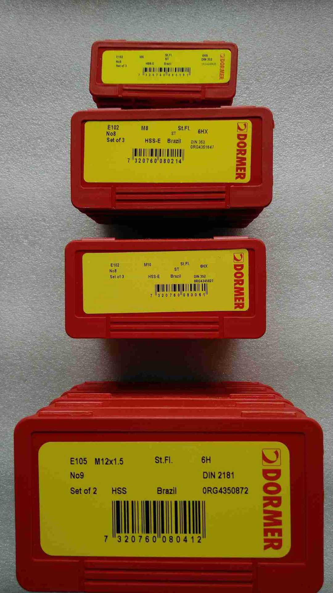 DORMER套装手用丝锥E102M6NO8