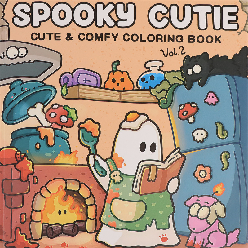Inventario transfronterizo nuevo libro de colorear CUDDLE CUTIES libros de colorear para niños y adolescentes libros de colorear
