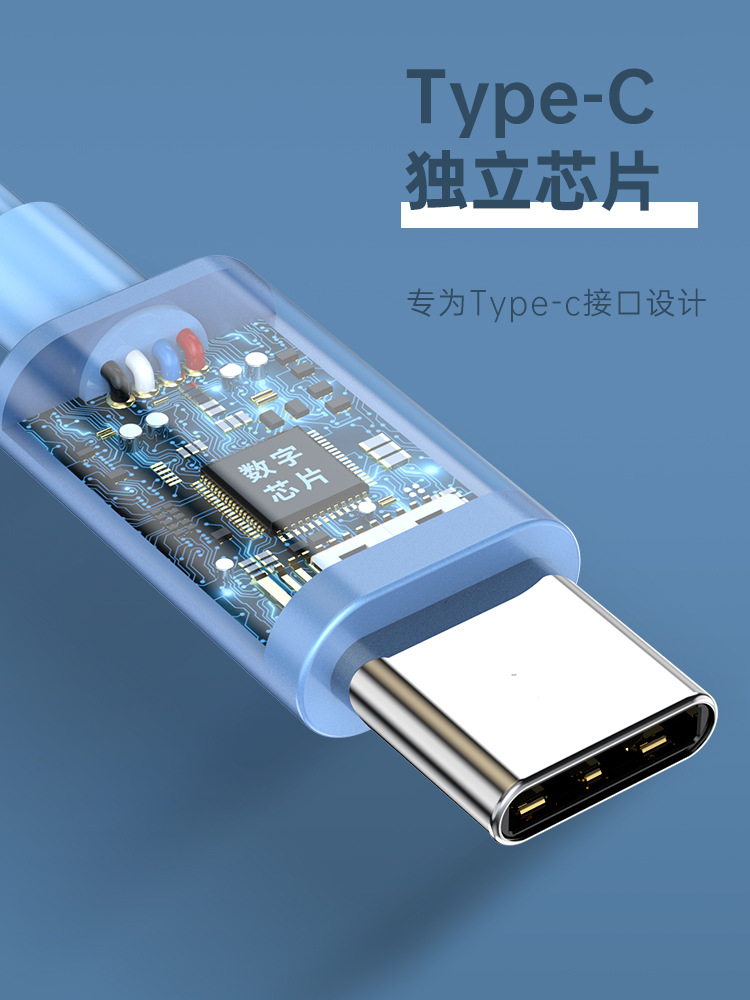 New wired Type-C earphones with noise-canceling technology, delivering immersive 9D stereo sound&mdash;perfect for music, portable use, and hands-free voice calls.