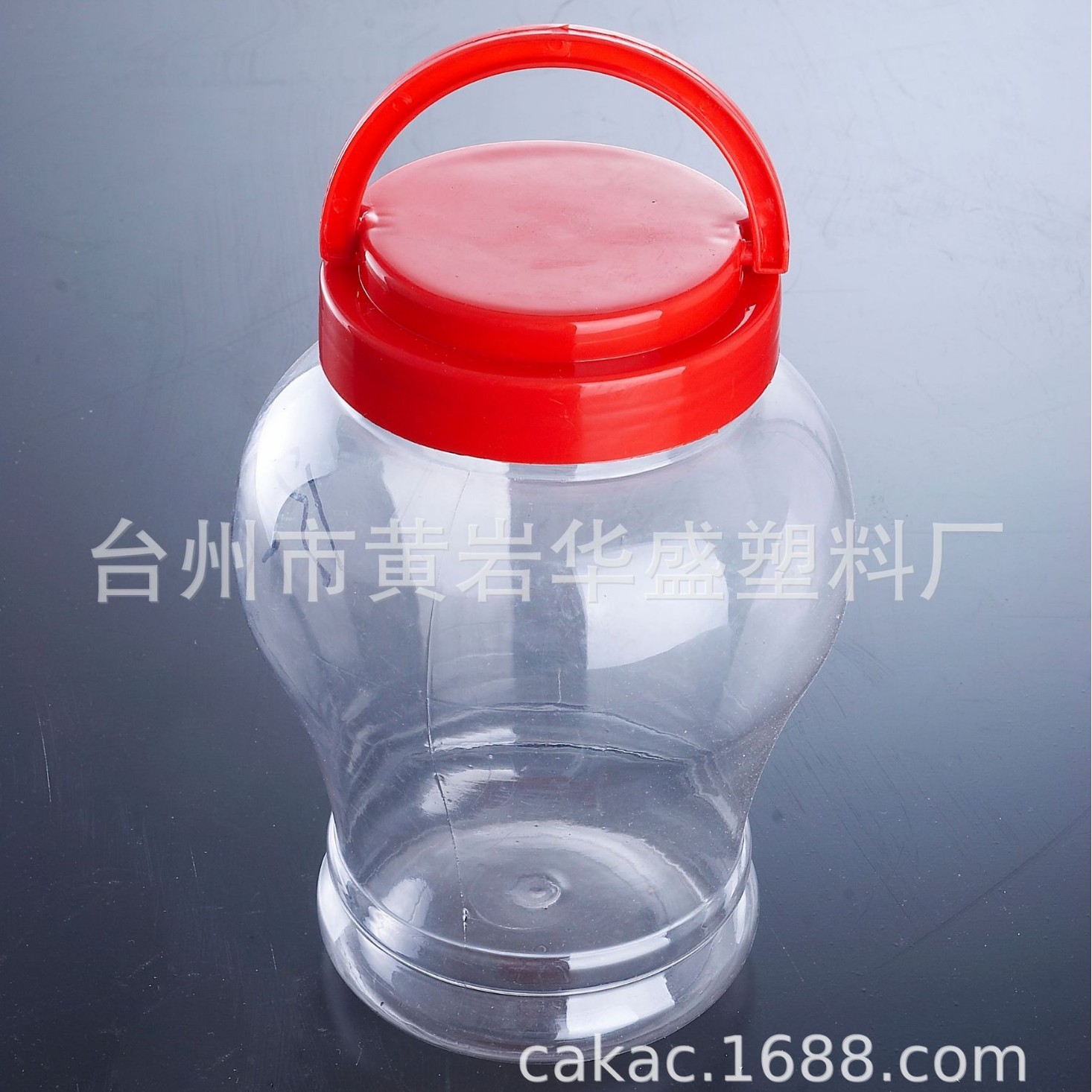 供应酒坛型透明塑料瓶 腌制品包装瓶 透明塑料罐 液体分装瓶