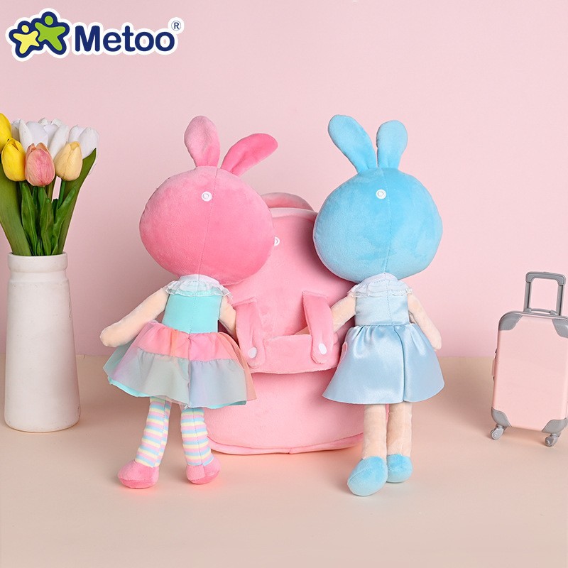 METOO RABBIT KEPPEL LOLITA SCHOOLBAG 공주 바람 어린이 배낭 유치원 어린이 선물 SCHOOLBAG