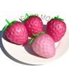 Strawberry, slime, realistic fruit toy, anti-stress, Birthday gift