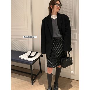 ��ʽ�͹Ų��c��ɫë�ذ�����ȹŮ�ﶬ�߼���ֱͲ�@���_�����Ӱ�ȹ